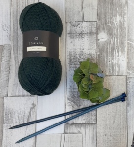 Isager Luxury Sock Yarn 100g - Bottle Green